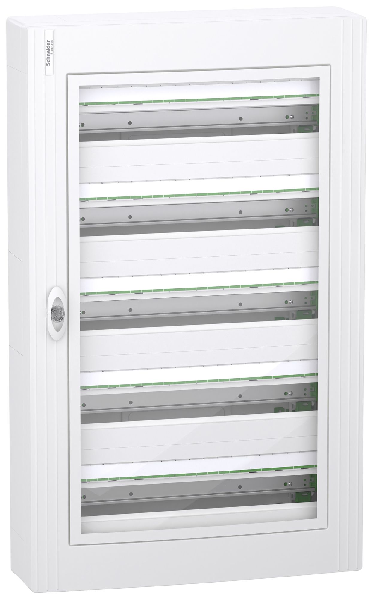 Petit tableau de distribution AP SE PrismaSeT XS a.porte tr 5×24UM 550×900×168mm