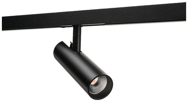 Spot LED SG Zip Tube Micro 7W 370lm 3000K MB REG AD1PH Ø39×135mm nero