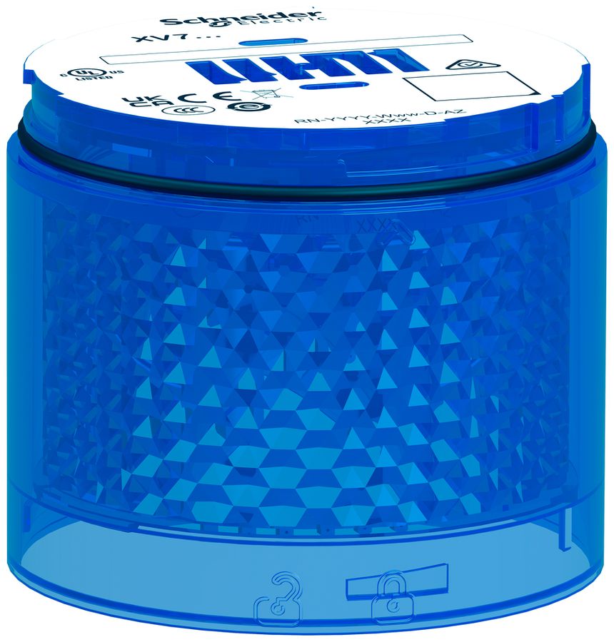LED-Leuchtelement Harmony 24VAC/DC blau Blinklicht