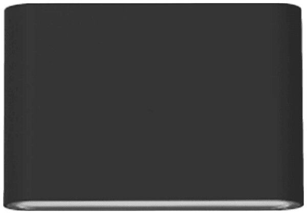 Applique LED DOTLUX FLASK 10W 940lm 3000K IP65 noir