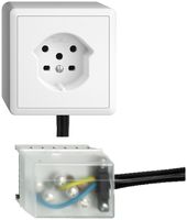 Presa AP EDIZIOdue T15 bianco Snap per cavo piatto Powerbus