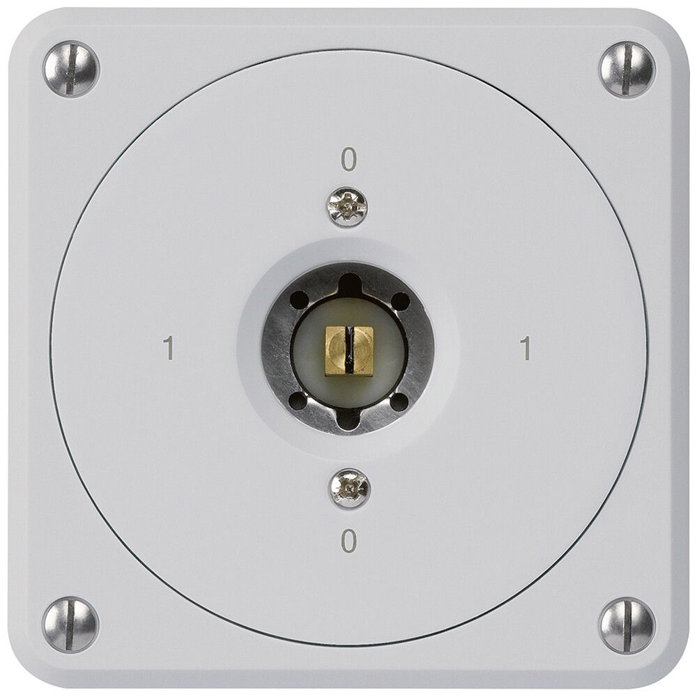Interruttore a chiave quadrata INC robusto senza coperchio 0/2P grigio