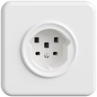 UP-Steckdose STANDARDdue T25 weiss