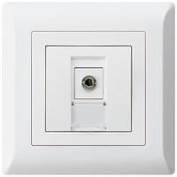 UP-Anschlussdose kallysto.line Jack Connector 3.5mm weiss