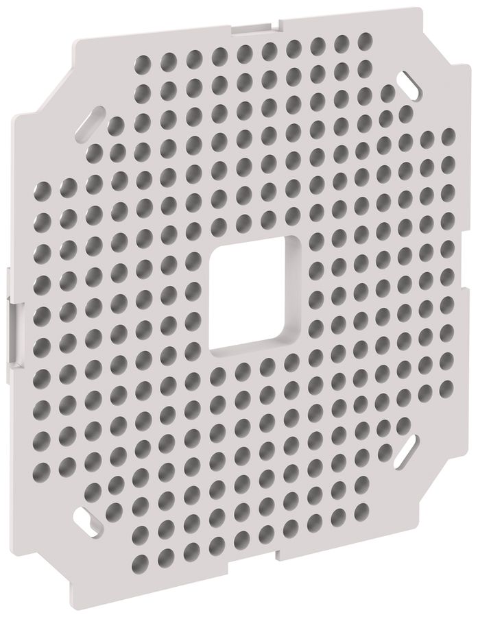 Montageplatte Morach-Technik CRALLO-LEU 1×1 PE-HD GDP 850°C grau