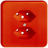 Frontset FH zu Steckdose 2×T13 orange