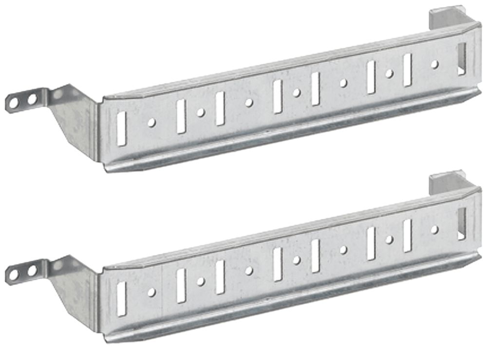 Étrier de fixation Hager univers N 1 travée 2 pièces