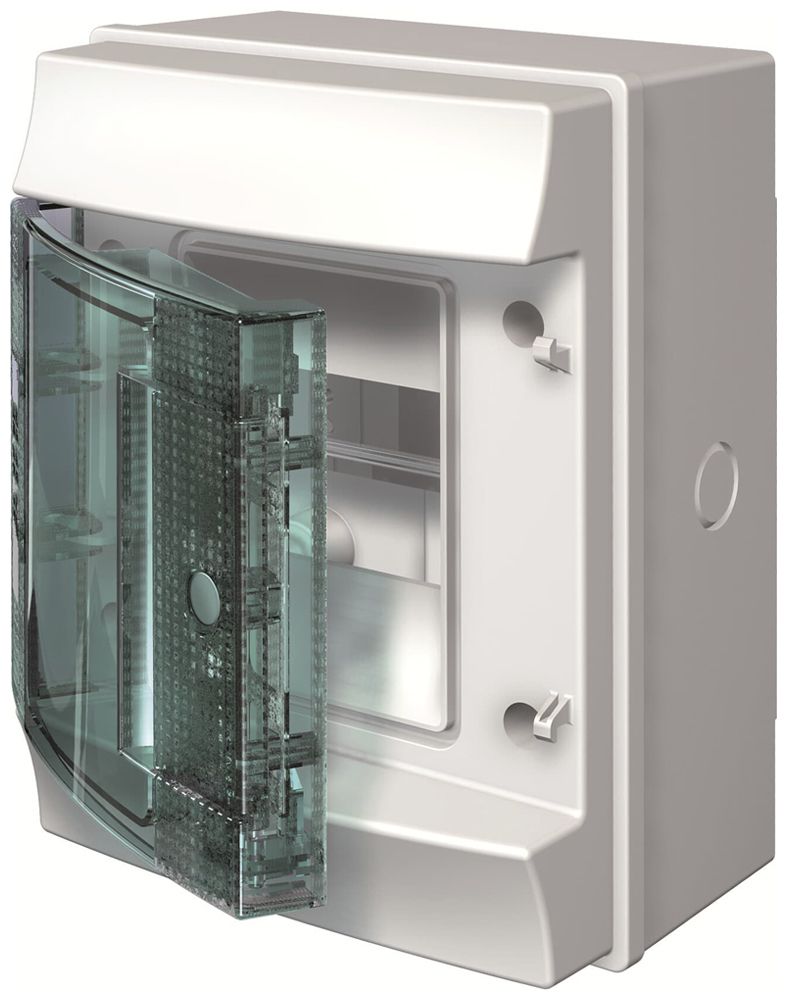 Distributeur AP ABB M65W104TN1, 1 rangée, 4UM, 202×152×117mm, IP65, gris