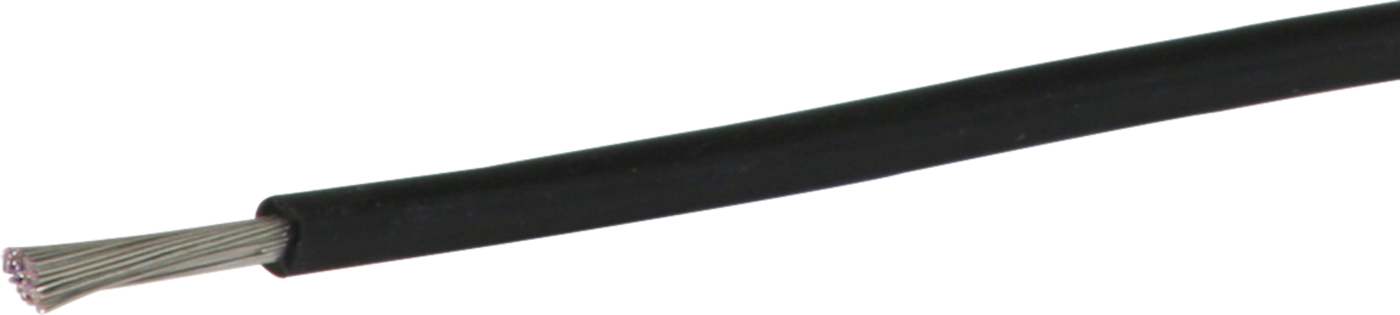 Silikon-Litze 2.5mm² schwarz, Spule à 100m