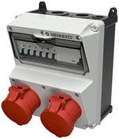 Stromverteiler Mennekes Amaxx 2×CEE32 1×FI/LS 63A 30mA IP44