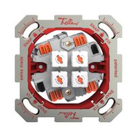 UP-Storenschalter Feller SNAPFIX® 10A 250V 4 Tasten 2 Kanäle