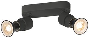 Spot SLV PURI 2.0 Basic CW GU10 2×6W DIM 150×42×96mm schwarz