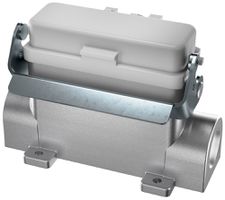 Sockelgehäuse Walther PROCON T701616MS, Stutzen 1×M20, Klappdeckel, H=57mm, Al