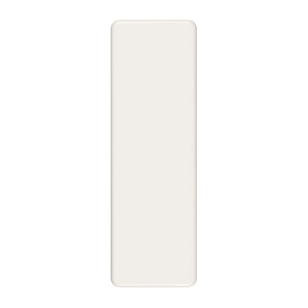 Abdeckplatte 4×1 blind weiss