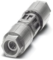 Connettore QUICKON 4LPE 1…2.5mm² Ø9…16mm 2×dado grigio