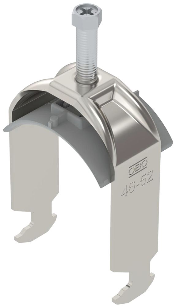 Fixation rapide BET 2056 pied à H matière synthétique 46…52mm 1×câble A2 1.4301