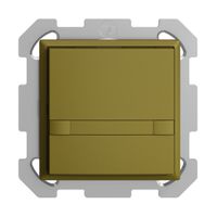 UP-KNX-Taster RGB EDUE, 250mW, o.LED, m.Papiereinlage, 1×Taste, 2×Tastenb., ov