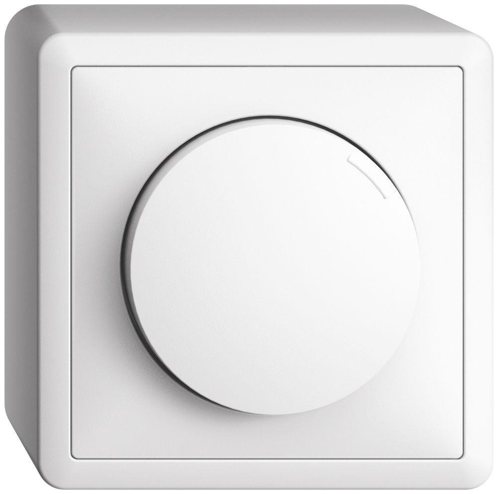 AP-Drehdimmer EDIZIOdue 20…600W universal weiss