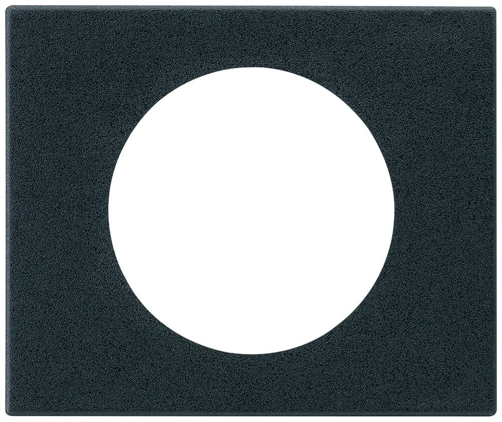 Plaque de recouvrement FLF II 43mm noir