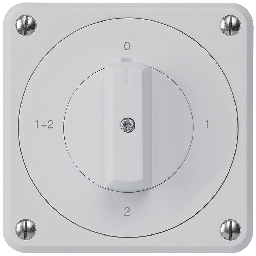 UP-Drehschalter robusto IP55 S1/1P grau für Kombination