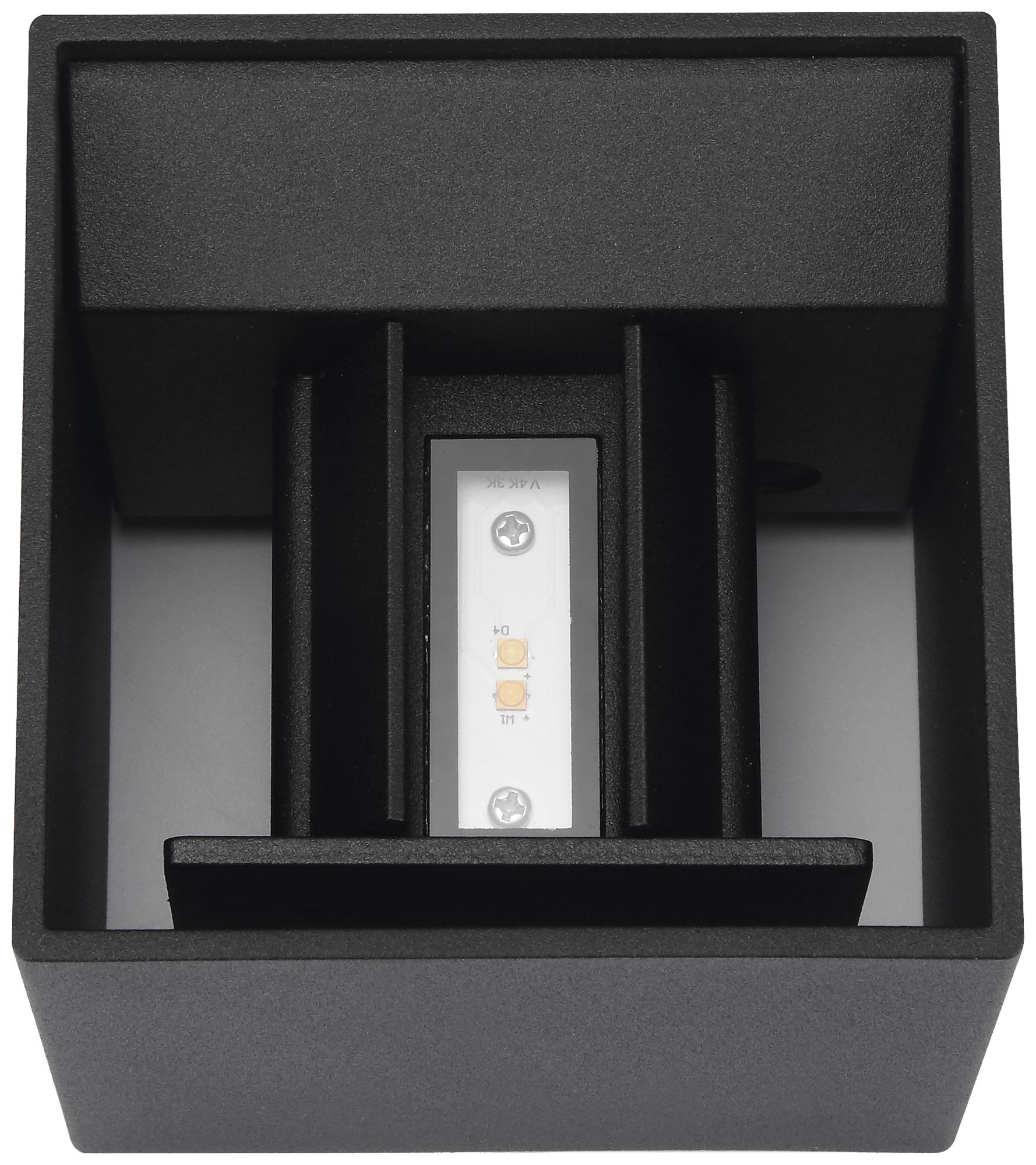 Applique LED Sylvania START Surface 5.8W 2×140lm 830/840 IP54 108×108 nero