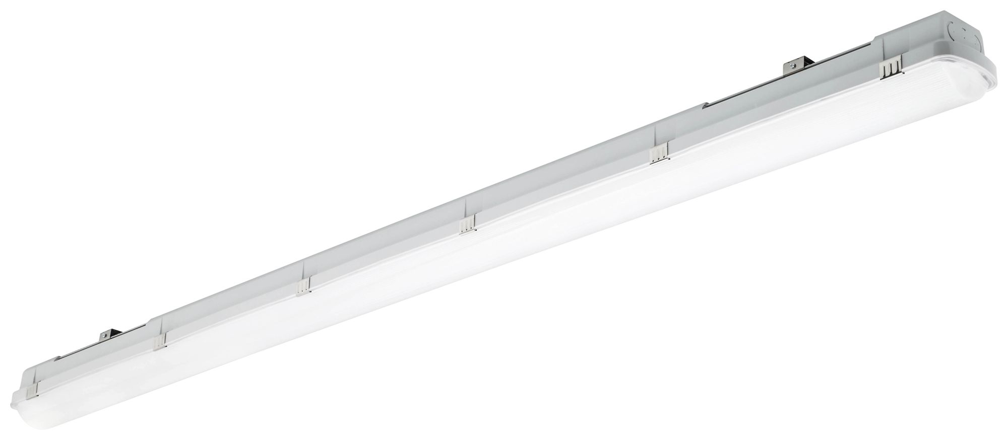 LED-Nassraumleuchte Sylvania RESISTO 1500 HF 30W 4200lm 840 IP66 DIM grau
