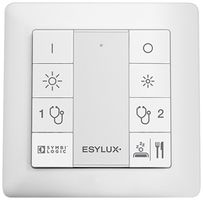 UP-Taster ESYLUX DALI, 8-fach, für Patientenzimmer-Lichtszenen