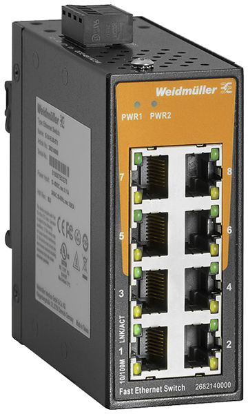 Switch WM IE-SW-EL08-8TX, 8×RJ45 FE unmanaged