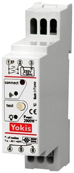 REG-RF-Zeitschaltrelais Yokis MTR2000MRP, 2000W