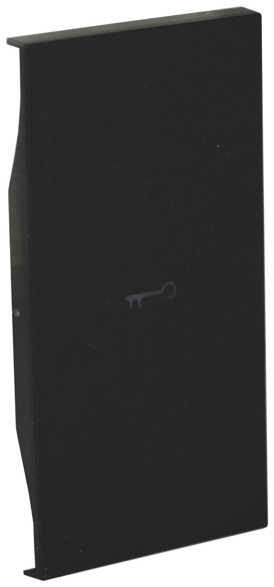 Cache de touche Living Now pour touches MyHOME 2 modules avec symbole clé noir