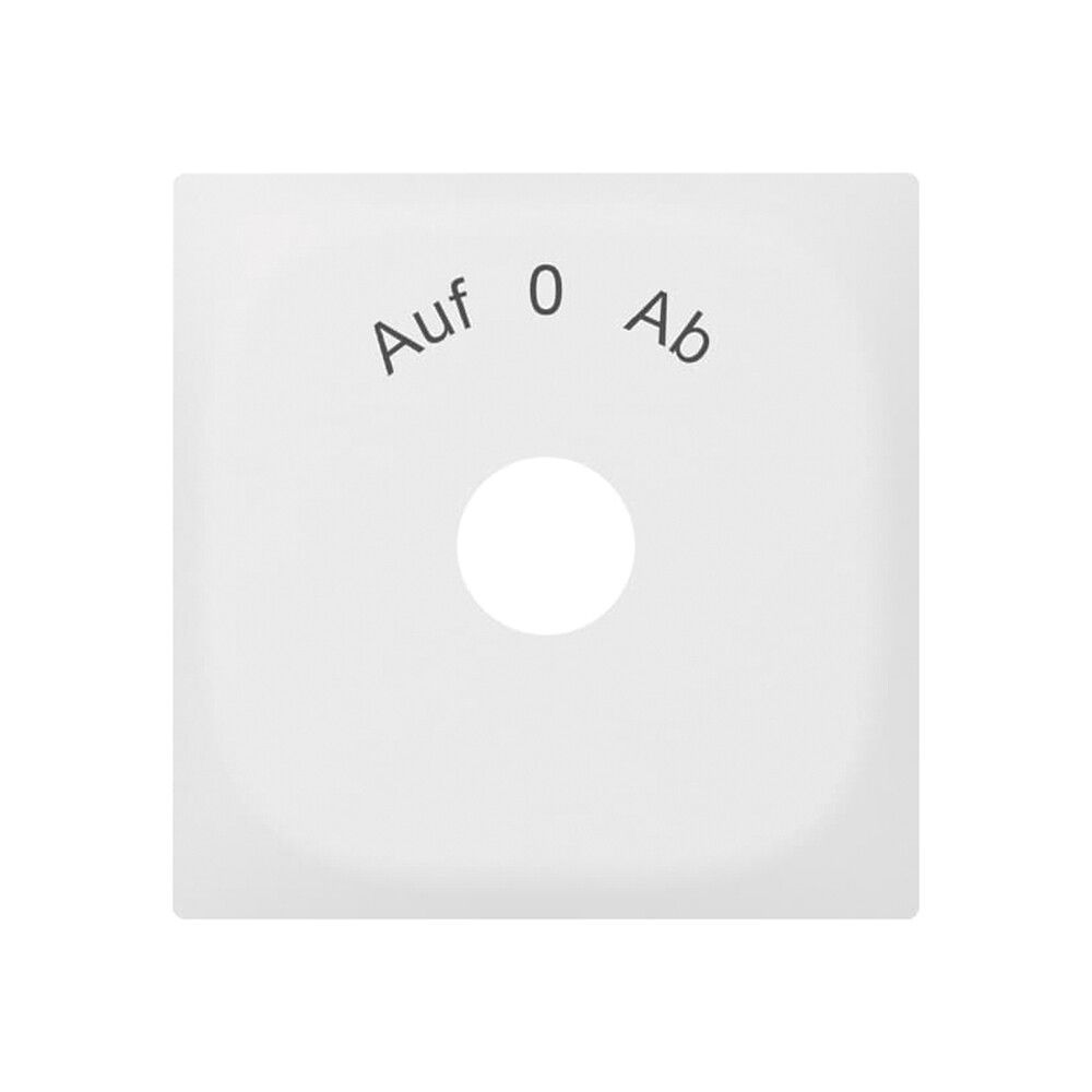Plaque frontale SIDUS avec gravure blanc