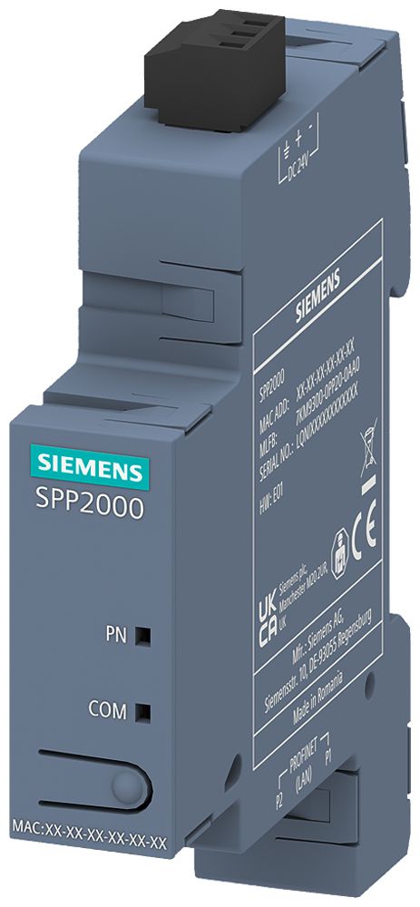 Interface Siemens SENTRON PROFINET Proxy SPP2000 ModbusTCP/PROFINET IO