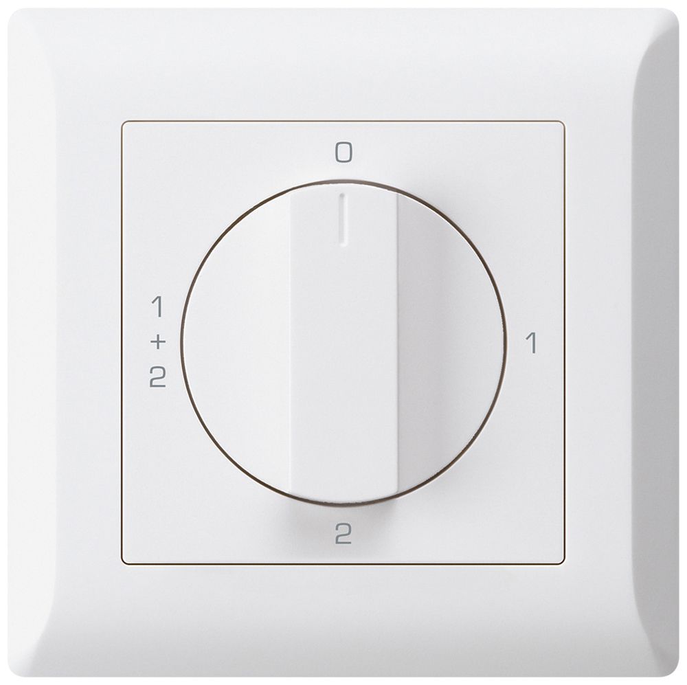 Interrupteur rotatif ENC kallysto.line 1/1L blanc avec manette