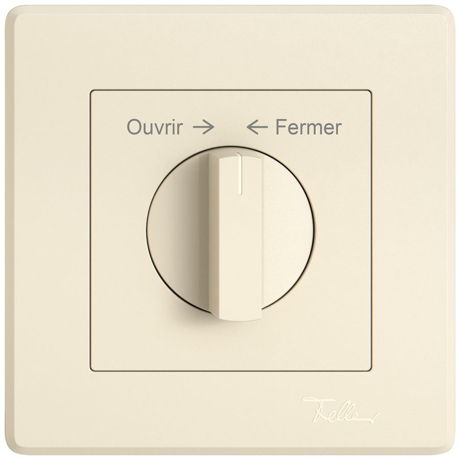 UP-Montageset EDIZIO.liv SNAPFIX® f.Schwenktaster m.Griff Ouvrir → ← Fermer cr