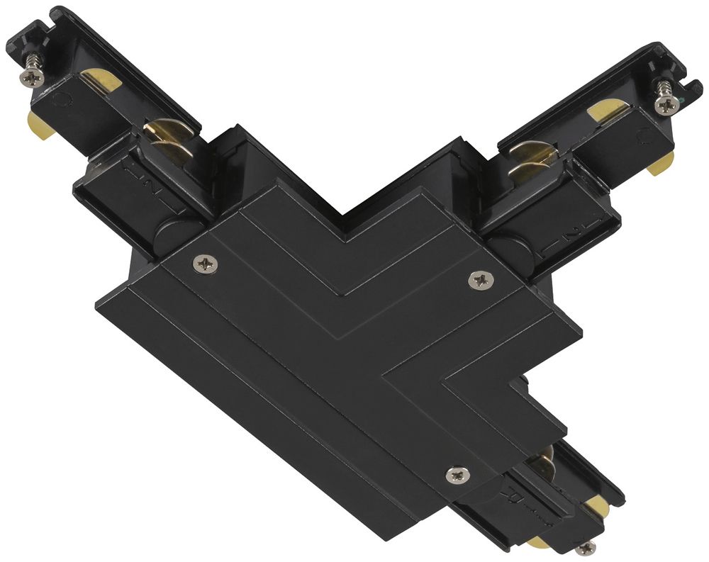 T-Verbinder SLV S-TRACK DALI 5-polig Erdung innen links schwarz