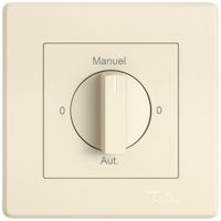 UP-Montageset EDIZIO.liv SNAPFIX® f.Drehschalter m.Griff 0-Man-0-Auto (F) cr