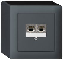 AP-Dose kallysto 2×RJ45s getrennt anthrazit