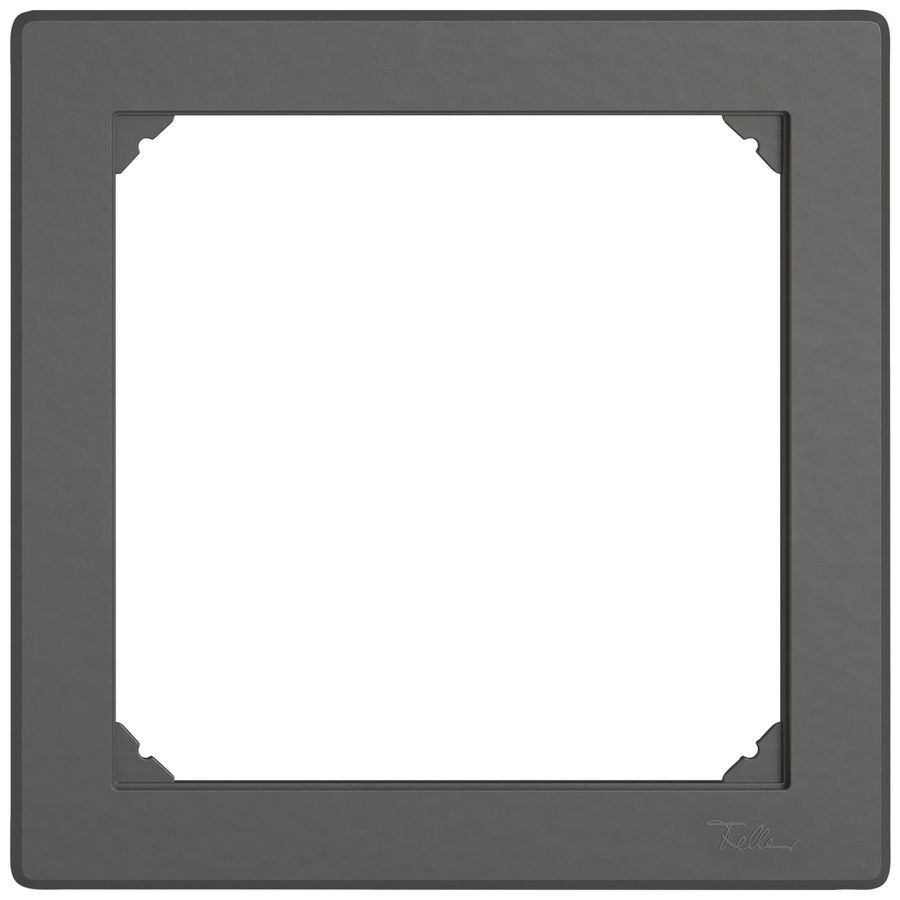 Abdeckrahmen EDIZIO.liv  SNAPFIX® 2×2 156×156mm dunkelgrau