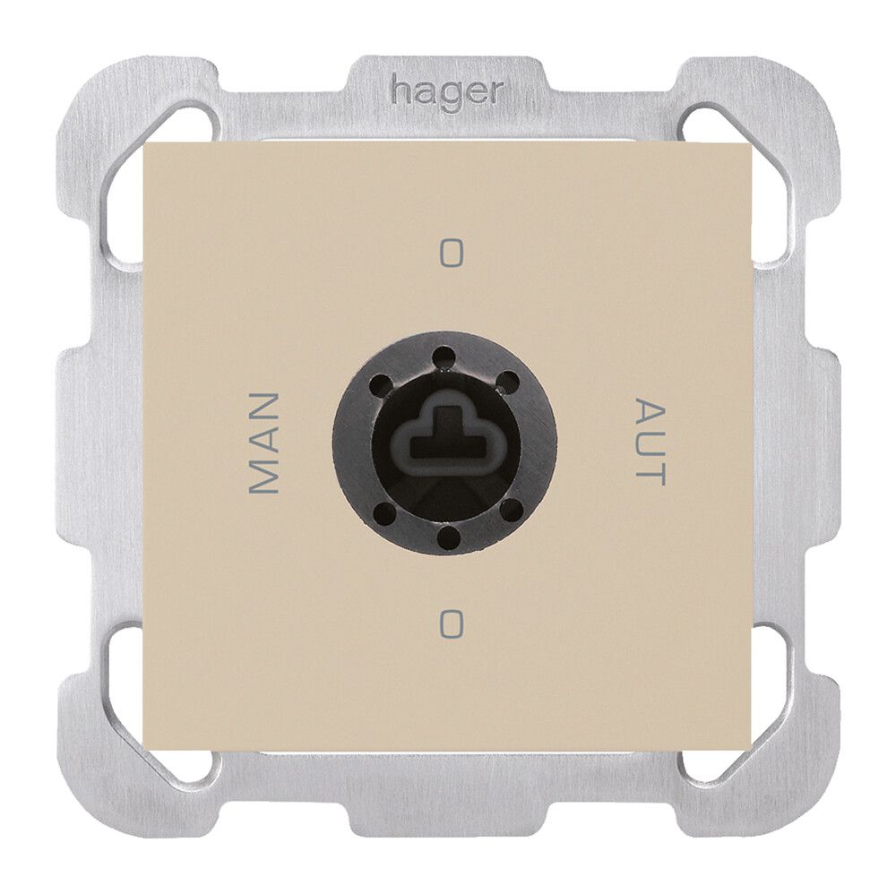 UP-Drehschalter 0-Man-0-Aut. kallysto 2/1L beige für Schloss