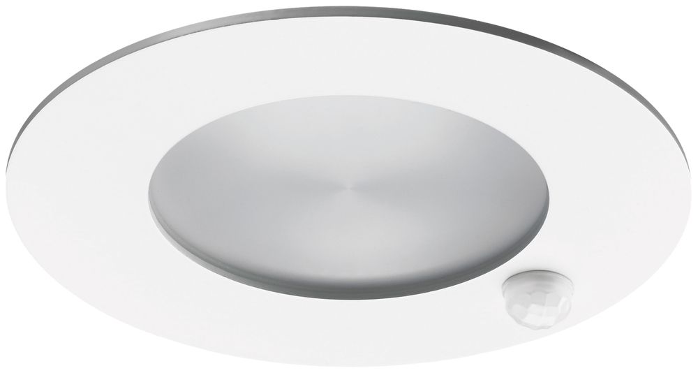 Spot LED INC Insaver 150 HE 9W 3000K, avec détec.d.mouv., blanc