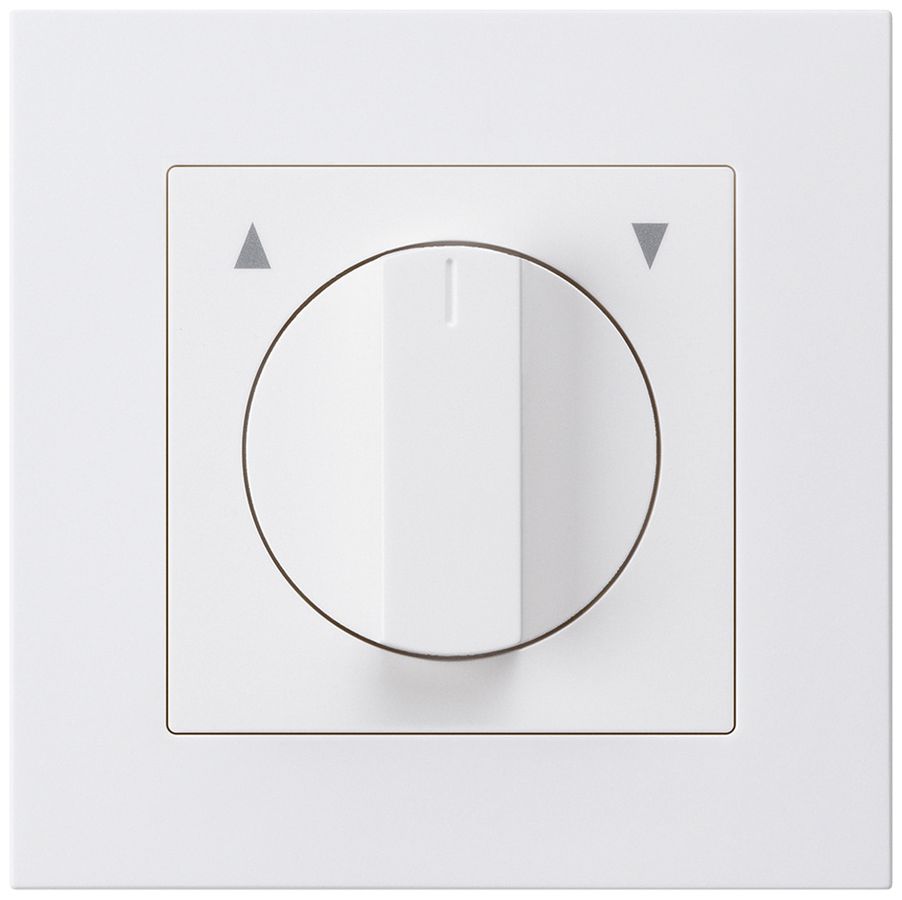 UP-Storendrehschalter/taster umschaltbar KPR weiss