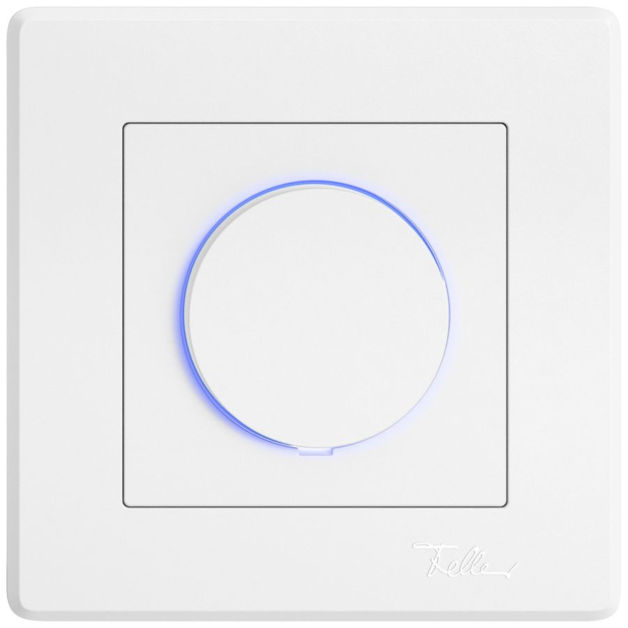 UP-Dimmer EDIZIO.liv SNAPFIX® bel.bl Phasenabschnitt 20…600W/20…600VA ws