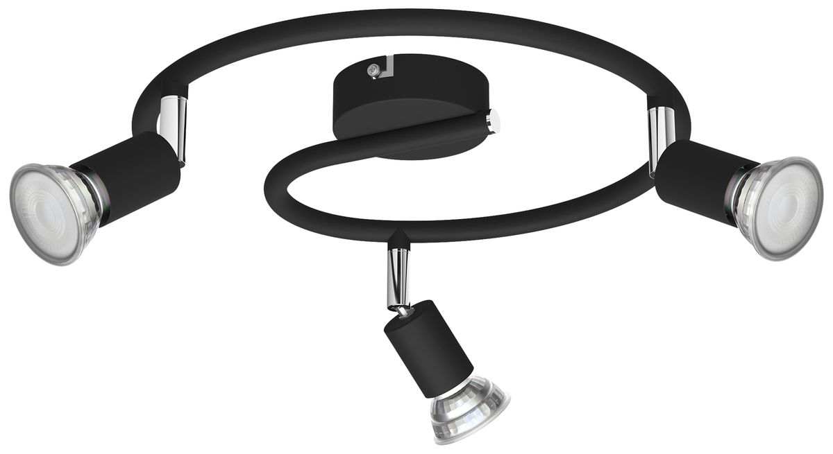 Spot Philips Limbali GU10 3×50W 293×130mm schwarz