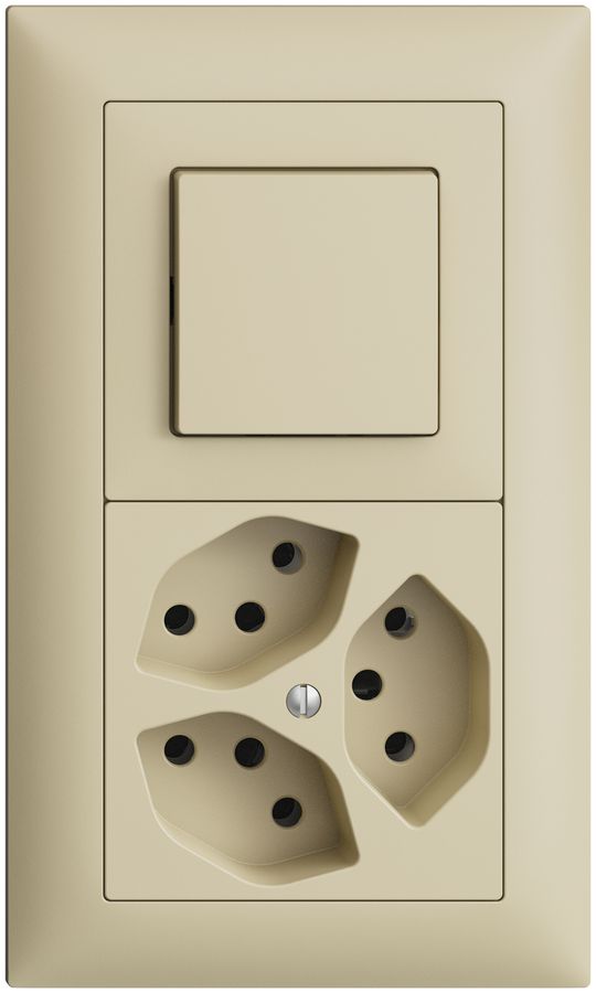 UP-Kombination EDIZIOdue 3/1P+3×T13 vanille