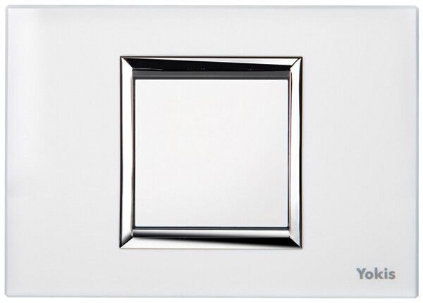 Trasmettitore da parete RF AP Yokis TLM1T503, 1 tasto bianco