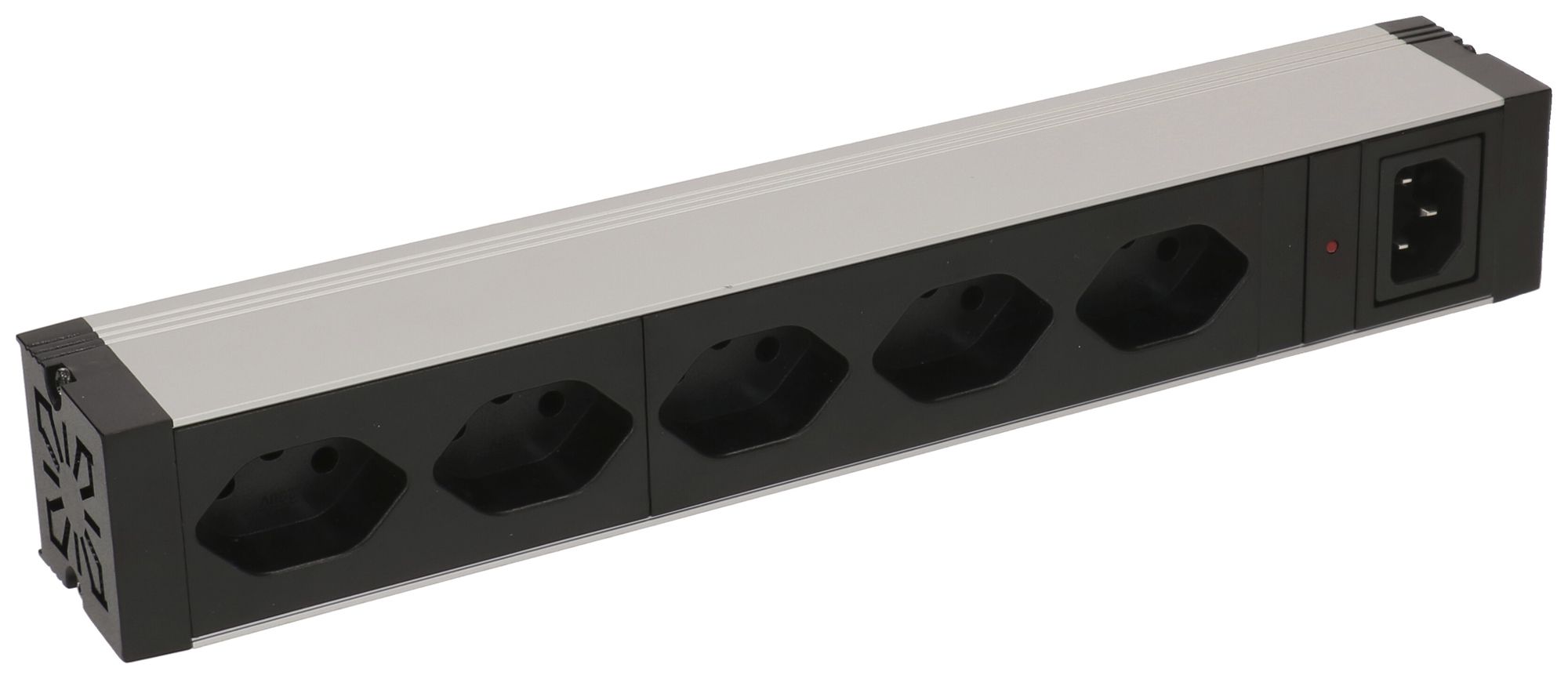 Presa multipla MH 5×T13 1UA nero