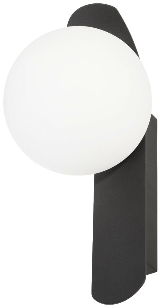 Applique SLV SUN G9 1×40W Ø120×255×40mm tondo nero