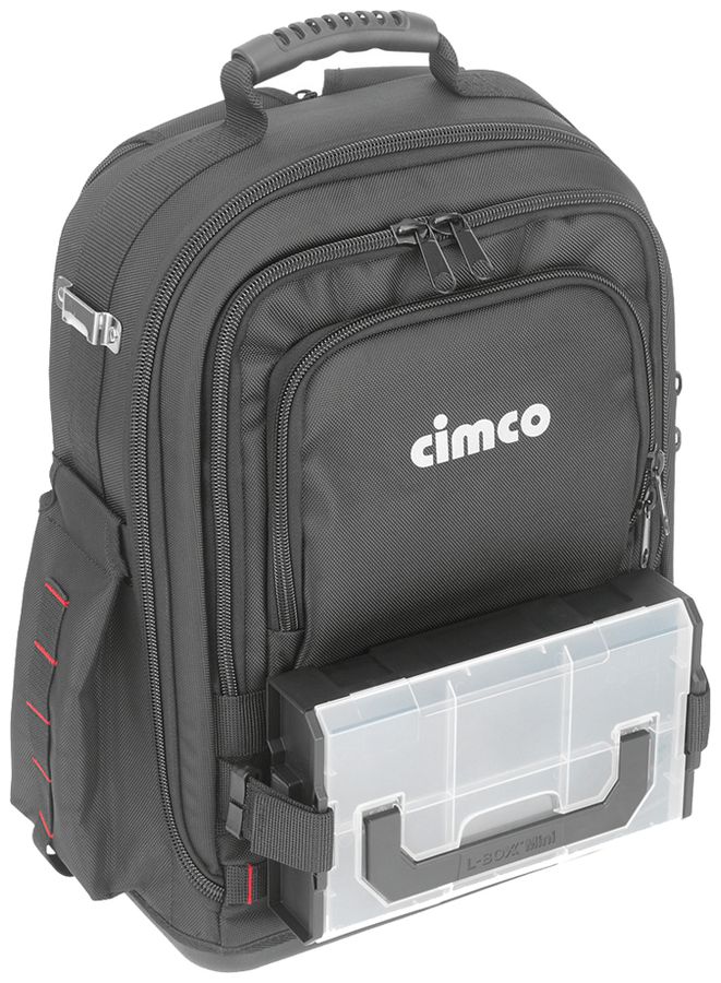 Werkzeugrucksack Cimco Ergo-XL30 PET 220×480×380mm schwarz