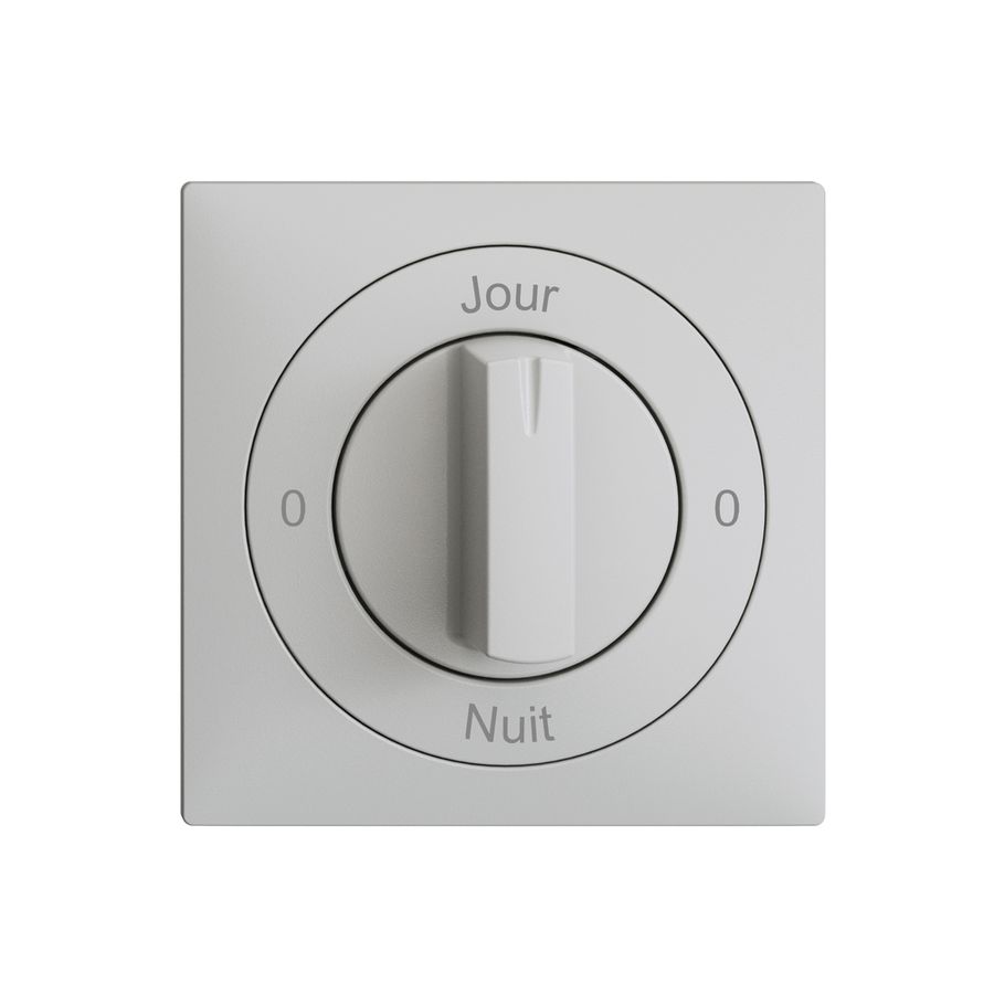 Kit front. 0-Jour-0-Nuit EDIZIOdue grc,60×60mm per interr.rot