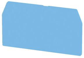 Abschluss-/Zwischenplatte Weidmüller ZAP/TW 5 65×37mm blau